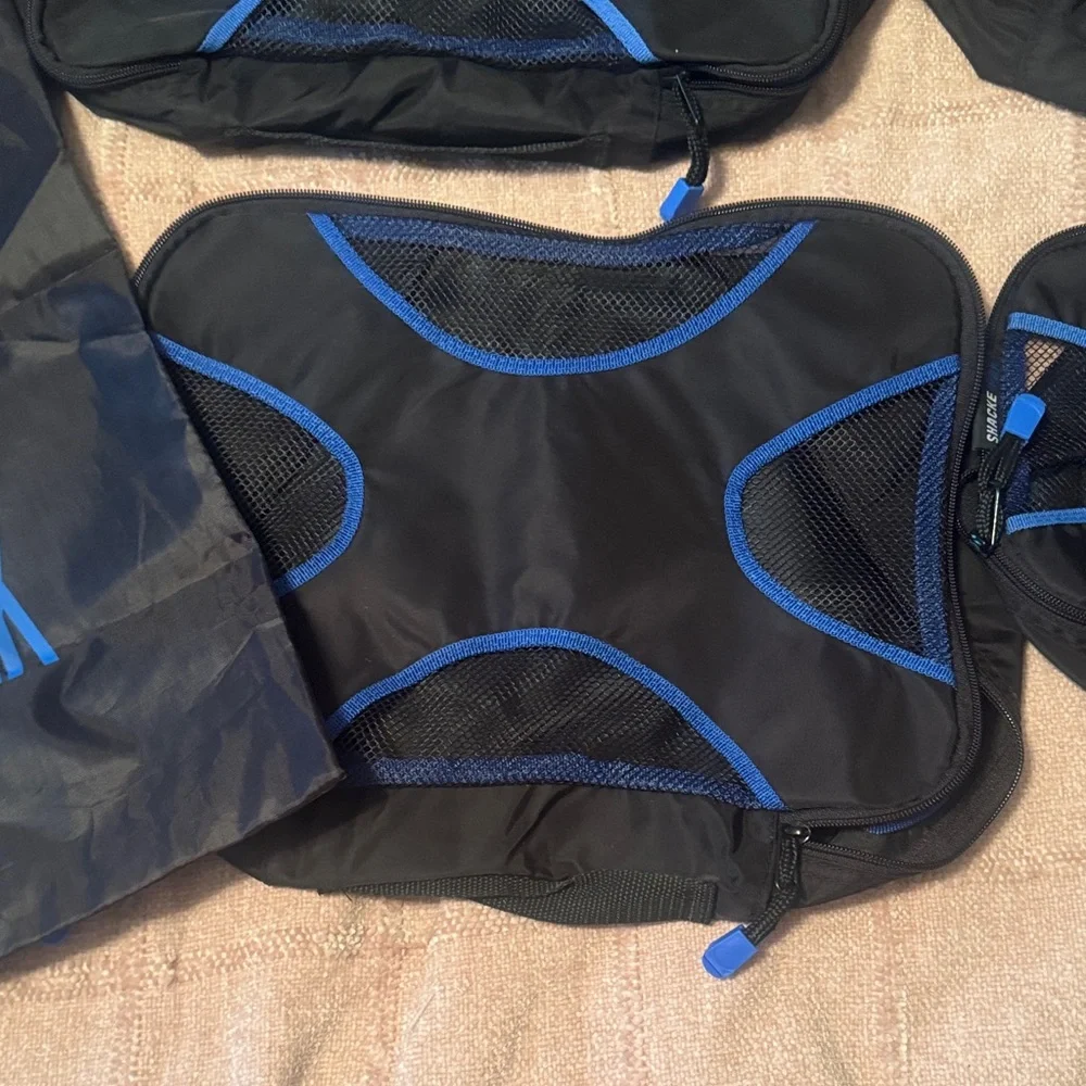 Shacke Pak Black and Blue Travel Organizers (3)